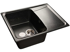 Granfest Мойка кухонная Standart GF-S610L Черный – фотография-1